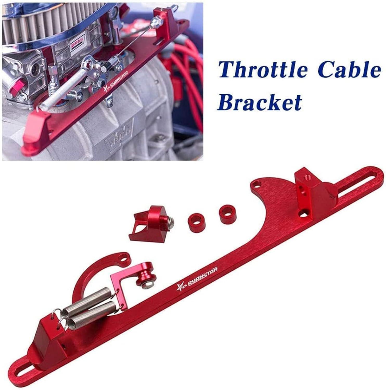 Red Hot Ride: Precision throttle Bracket Power!