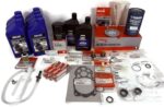 PWCParts 100-Hour Service Kit, 4.2L V6 F225XB F250XB F300XCB F300UCB, with Oil Change and Maintenance Parts, Thermostats, Water Pump Repair, Fuel Filters Fits YAMAHA