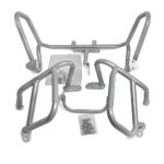 QUNMDYM for B&M&W R1200GS 2014 2015 2016 2017 Motorcycle Steel Crash Bars Engine Guards Bumper Frame Protector Crash Pad(Silver)