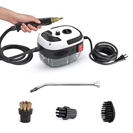 Steam Cleaner, 2500W High Pressure Handheld Steam Cleaner,Cleaning Machine for Kitchen Bathroom Grout Tile Furniture and Cars, with Cleaning Tool Kit