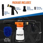 Ultimate Car Wash Foam Gun Kit - Foam Cannon Sprayer with Microfiber Mitt - Image 2