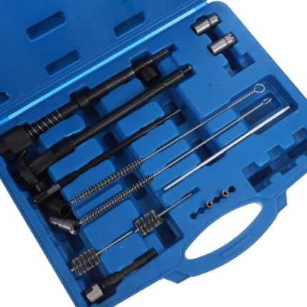 ULTECHNOVO 15pc Auto Universal Injector Bore Cleaning Brush Kit Nozzle Throttle Valve Cleaner