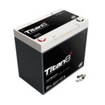 XS Power PWR-S6-5100 2000 Amp Lithium Battery with M6 Terminal Hardware - 14 Volt 10Ah 1000CA Deep Cycle LTO Powersports Powercell for Audio Stereo,LED Light - 8.25 lbs Maintenance Free, Sealed Design