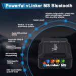 V-gate vLinker MS Bluetooth OBD2 Scanner for iOS Android Windows 5 CAN Protocols - Image 4