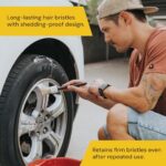 Premium Boar Hair Car Detailing Brushes - Soft Cleaning Kit for Auto Interior & Exterior - Image 5