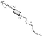 Performance Exhaust High Flow Aluminum Muffler Replacement Parts For Ford Explorer 2002-2005