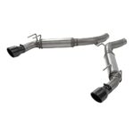 Flowmaster 717991 FlowFX Axle-Back Exhaust Kit 3 Inch 409 Stainless Steel with 4.5 Inch Black Ceramic Coated 304 Stainless Steel Tips Compatible with 2010-2015 Chevy Camaro 6.2L V8