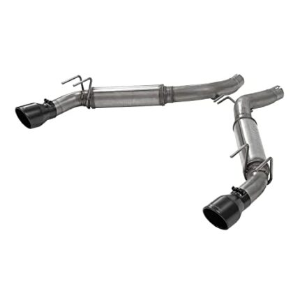 Flowmaster 717991 FlowFX Axle-Back Exhaust Kit 3 Inch 409 Stainless Steel with 4.5 Inch Black Ceramic Coated 304 Stainless Steel Tips Compatible with 2010-2015 Chevy Camaro 6.2L V8