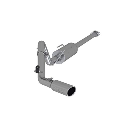 MBRP S5326AL 2.5" Cat Back, Single Side Exhaust System (Aluminized MBRP S5326AL 2.5" Cat Back, Single Side Exhaust System (Aluminized Steel)