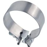 Bylikeho Stainless Steel Exhaust Clamp, 1.75" - 3.5" Narrow Band Muffler Clamp