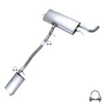 Northeastern Exhaust - Stainless Steel Cat-Back Exhaust kit Compatible for GMC Terrain & Chevrolet Equinox 2010-2017 2.4L - Includes Clamps