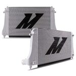 Mishimoto MMINT-MK7-15 Performance Intercooler Compatible With Volkswagen Golf TSI, GTI, Golf R 2015+ Silver