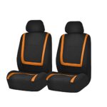 FH Group Orange Car Seat Covers Full Set – Universal, Washable & Stylish - Image 3