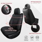 Luxury Leather Seat Covers for Jeep Grand Cherokee 2011-2021, Black - Image 3