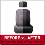 Dickies Waterproof Car Seat Covers 2-Pack, Heavy-Duty Black/Gray - Image 4