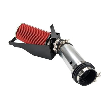 AUTOSITY 4" Cold Air Intake System Kits w/Filter Aluminum 7.3L Diesel Kit Replacement For 1999-2003 F250/F350 Super Duty 1999-2003 Excursuion 7.3L V8 (Red)