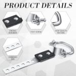 Geetery 2-Pack Universal Exhaust Hangers Swivel Tailpipe Bracket - Image 3