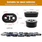 Universal Car Exhaust Hanger Set – Heavy Duty 12mm Rubber Mounts - Image 2