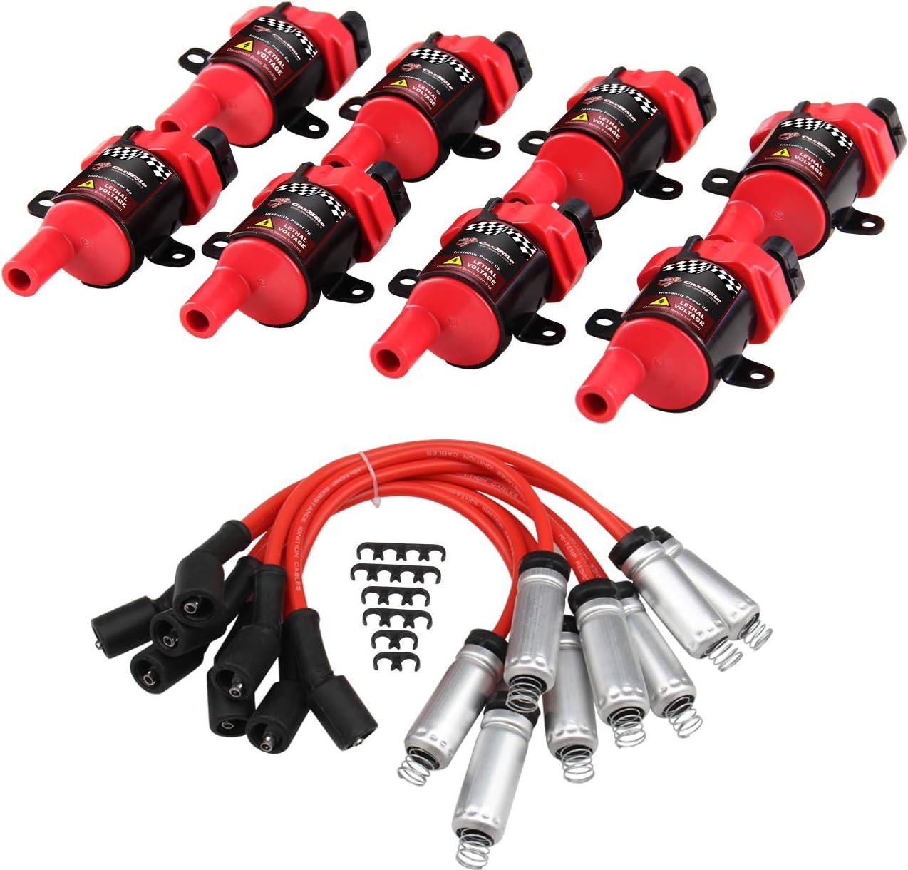 Supercharge Your Ride: 8Pc Ignition Coil Power Kit