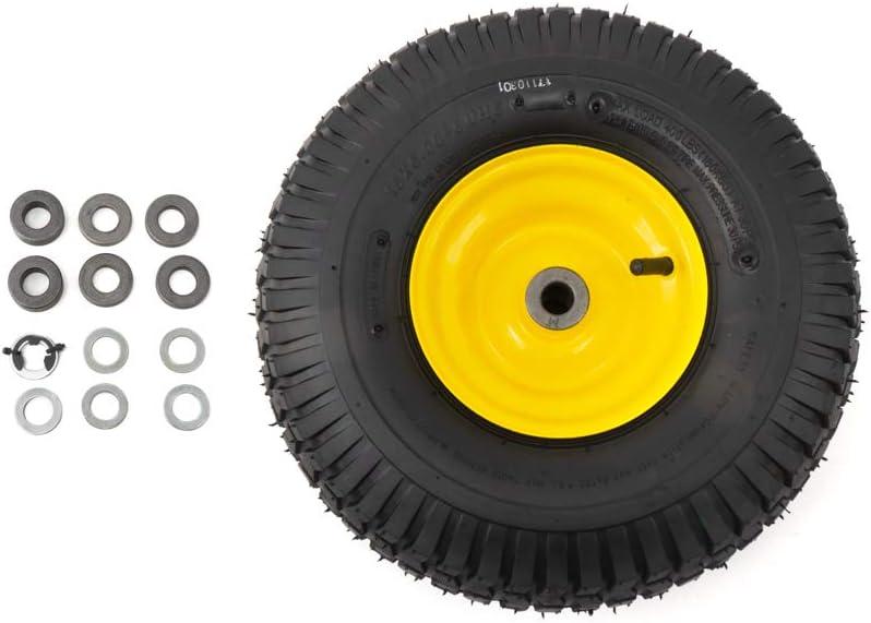 Transform Our John Deere Mower with Arnold’s 15×6-6 Wheel!