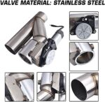 SPELAB 2.5" Stainless Steel Performance Exhaust Pipe Universal Fitment Kit - Image 5