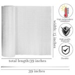 Coloch 15x39 Heat Shield Wrap – Aluminum Exhaust Barrier with Ties - Image 2