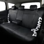 Black & Cow Print Synthetic Leather Car Seat Covers Set – Stylish, Easy Fit - Image 6