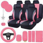 car seat covers and steering wheel cover