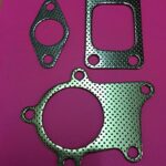 T3 TURBO GARRETT IHI T3/T4 HOLSET TURBOCHARGER GASKET 5 BOLT DOWNPIPE COMBO KIT
