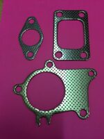T3 TURBO GARRETT IHI T3/T4 HOLSET TURBOCHARGER GASKET 5 BOLT DOWNPIPE COMBO KIT