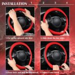 Premium Breathable Car Seat Covers Set w/ Floor Mats & Steering Wheel Cover - Image 7