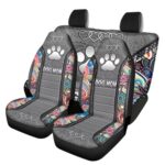 car seat covers dog paw