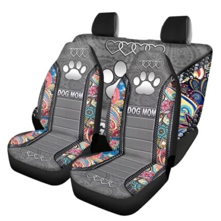 car seat covers dog paw