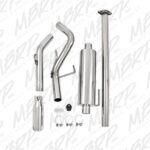 MBRP Aluminized Cat Back Exhaust System 2.5" Single Side Performance Upgrade - Image 4