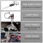 Geetery 2-Pack Universal Exhaust Hangers Swivel Tailpipe Bracket - Image 4