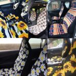 Dinosaur Car Seat Covers Full Set Universal Fit Gray 4Pc Vehicle Protection - Image 9