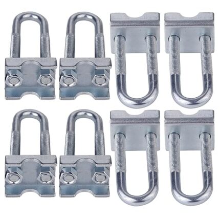 8 Pack Adjustable Coil Spring Lowering-Leveling Clamp Kit -Coil Spring Stabilizes Set for Car Coil Spring Suspension