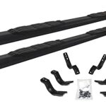 Big Country Truck Accessories 105203870 5 in. Fusion Side Bars Kit 87 in. Long Incl. Brackets Textured Black Powder Coat 4 Brackets Per Side
