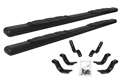 Big Country Truck Accessories 105203870 5 in. Fusion Side Bars Kit 87 in. Long Incl. Brackets Textured Black Powder Coat 4 Brackets Per Side