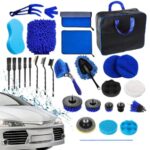 Car Cleaning Tools Kit,29X Detailing Brushes Tool Set - Automotive Car Wash Brush Kit for Interior, Exterior, Wheels, Dashboard, Tire