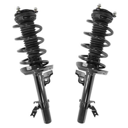 Detroit Axle - 2 Front Struts for 2016-2020 Honda Pilot Ridgeline, 2017 2018 2019 Struts with Coil Spring Assembly Replacement Suspension Ready Struts Shocks