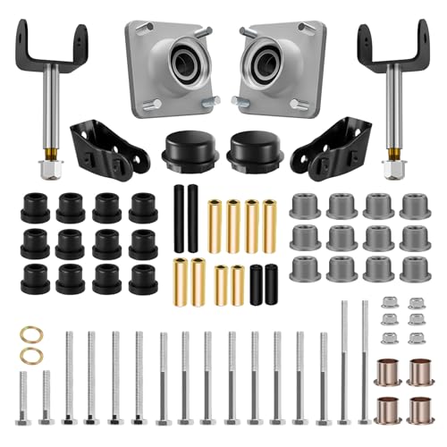 FIXHAWK Club Car Front End Repair Bushing Kit for Club FIXHAWK Club Car Front End Repair Bushing Kit for Club Car Precedent 2004-Up Gas and Electric Golf Cart