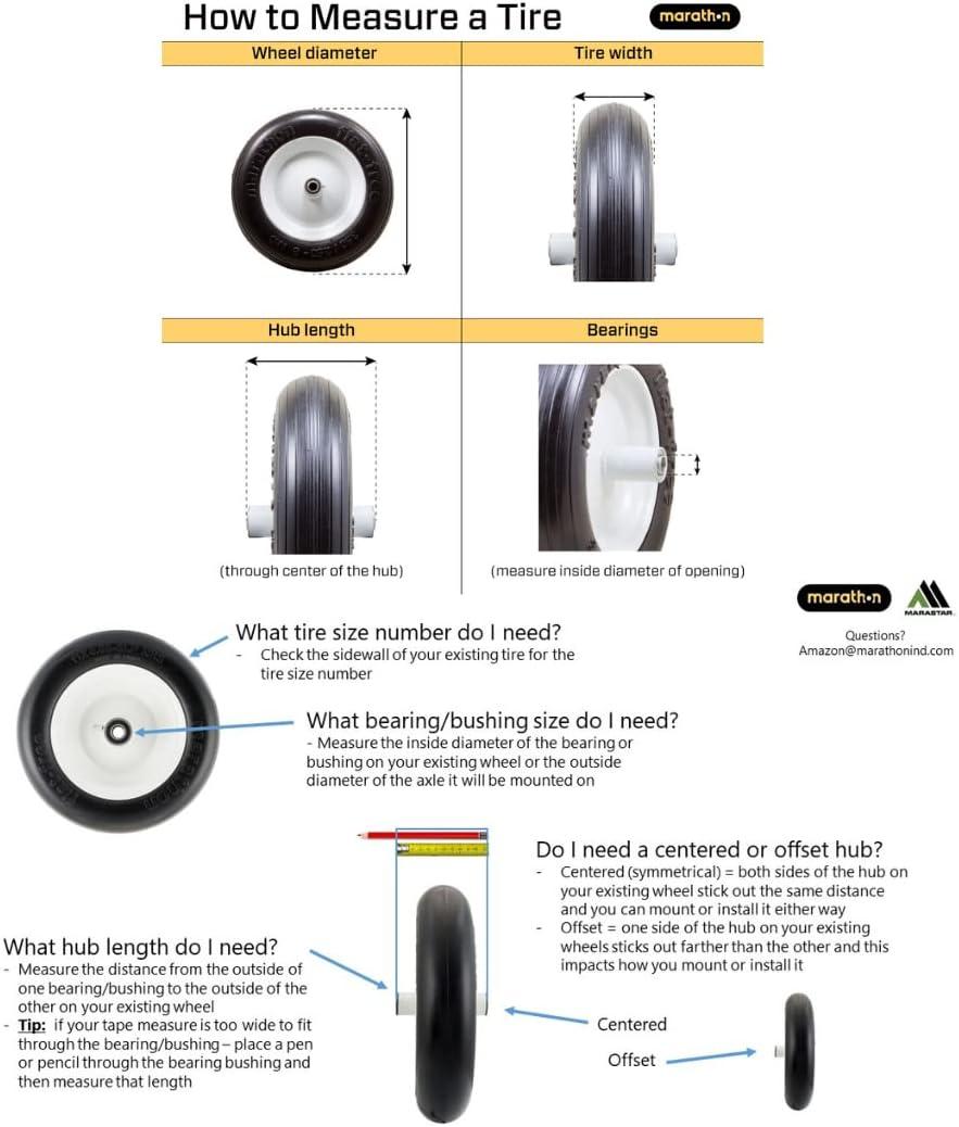 Upgrade Our Lawn Gear: Flat ⁤Free ⁣4.80/4.00-8 Tire Assembly