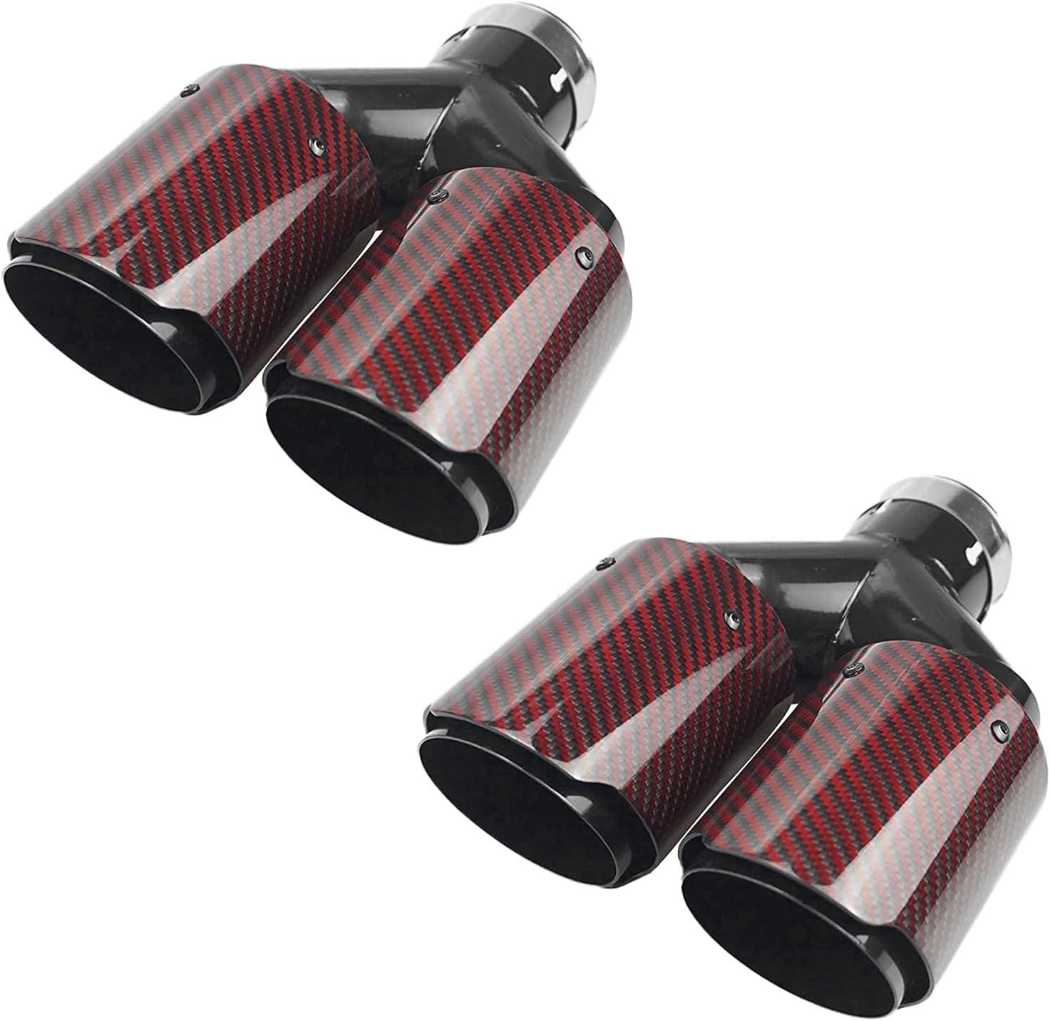 Rev Up Your Ride: Sleek Dual Exhaust Tip Magic!