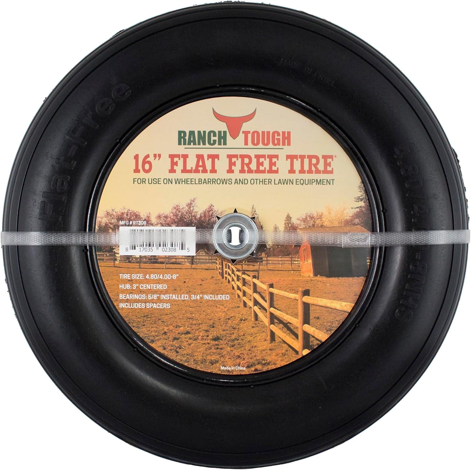 Upgrade Our Lawn Gear: ⁤Flat free 4.80/4.00-8 Tire⁢ Assembly