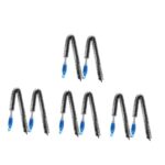 Mobestech 4sets Lint Brush Kit Dryer Vent Cleaner Refrigerator Coil Brush Extendable Head Professional Cleaning Tool 2pcs*4