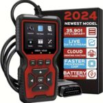 OBD2 Scanner Car Code Reader - Universal Check Engine Light Diagnostic Tool for All Vehicles, Read and Clear Codes, Live Data, Emissions Test, Freeze Frame, and I/M Readiness - Easy to Use OBDII Scann