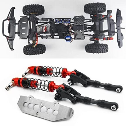 RCHUBAM 80mm RC Shock Absorber Damper 2pcs Rear Cantilever Suspension Kit TRX-4 Absorber Upgrade Parts for 1/10 Scale TRX-4 RC Crawler Car