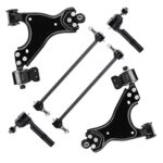 TadaMark Front Lower Control Arms Suspension Kit Fit for 2008-2017 Buick Enclave 2009-2017 Chevrolet Traverse 2007-2016 GMC Acadia 2007-2010 Saturn Outlook - 6pcs