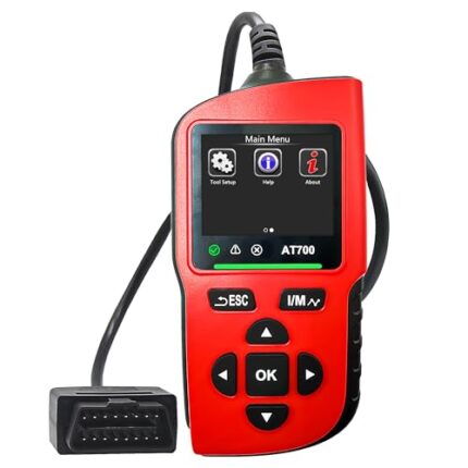 Thund Leod Professional Car Diagnostic Tool with 3.2-Inch Screen | Read/Clear Fault Codes, Test Battery/Starter, Real-Time Waveform Analysis | Multilingual OBD2 Scanner